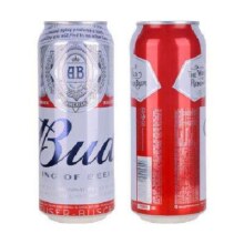 限地区、京东百亿补贴：Budweiser 百威 原装进口 黄啤 500ml*24罐 整箱装
