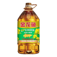 再降价，plus会员，百亿补贴：金龙鱼非转基因压榨 纯香低芥酸菜籽油6.18L
