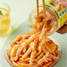 plus、王小卤 无骨鸡爪 柠檬酸辣味500g *4件