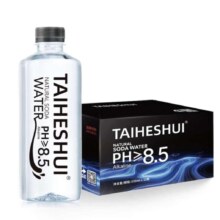 Plus会员:TAIHESHUI太和水 天然苏打水520ML*15瓶整箱装