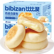 PLUS会员、需首单：BIBIZAN 比比赞 奶皮白面包 300g