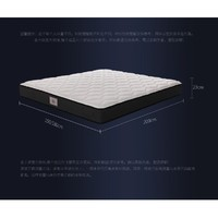 Serta 舒达 三大核心技术床垫 偏硬支撑 厚23cm 致妙床垫1.8米*2米 京配