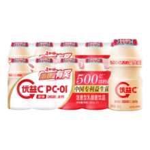 PLUS会员：MENGNIU 蒙牛 优益C 活菌型乳酸菌益生饮品 100ml*10瓶*5件