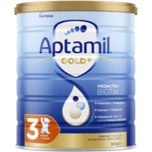 爱他美（Aptamil）澳洲版Aptamil爱他美金装婴幼儿童配方奶粉 原装进口900g单罐装 3段（12-24个月）效期至26-04