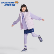 京东百亿补贴、PLUS会员：Skechers 斯凯奇 儿童轻薄三防羽绒马甲L424K080