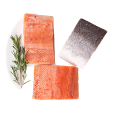 Plus会员:海大厨 冷冻三文鱼段300g 2-3段