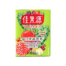 佳果源 100%红石榴复合果蔬汁200ml*12盒