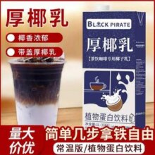 Black Pirate 黑海盗茶饮咖啡专用 厚椰乳1L