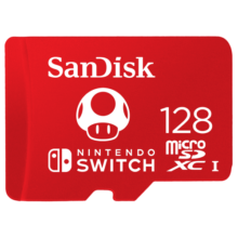 SanDisk闪迪128GB高速TF卡存储卡U3 4K视频Switch授权马里奥赛车游戏专用款 任天堂Switch授权款 128G