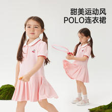 Wellber 威尔贝鲁 女童连衣裙 polo裙