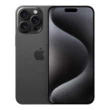 PLUS会员：Apple iPhone 15 Pro Max 256GB 黑色钛金属A3108手机 支持移动联通电信5G MU2N3CH/A