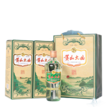 黄山牌黄山大曲 浓香型白酒 纯粮食酿造 徽派名酒 52度500ml 礼盒装 52度 500mL 2瓶 【含礼袋】