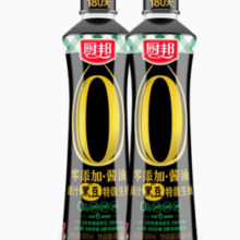 厨邦 零添加原汁黑豆生抽 500mL*2瓶