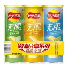 Lay‘s 乐事 无限薯片多口味 104g*3罐