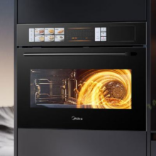 预售、PLUS会员：Midea 美的 无边系列 SX5 嵌入式蒸烤箱一体机  55L