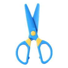 PLUS会员：晨光（M&G）文具127mm学生全塑料安全手工剪刀  单把装