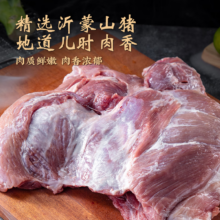 京东百亿补贴、plus会员:鲁南顺发 生态跑山黑猪前腿肉4斤