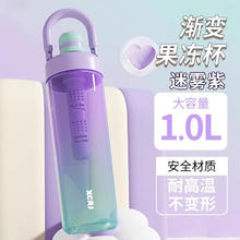 88VIP会员：几物森林 运动水杯 迷雾紫 1000ml