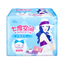 PLUS会员：七度空间 卫生巾 （极薄棉柔14p 180  ）*6件