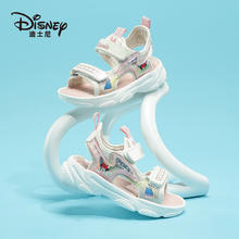 Disney 迪士尼 童鞋女童运动凉鞋2024夏季洋气女孩鞋子学生时尚运动休闲鞋