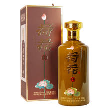 荷花 贵宾 酱香型白酒 53度500ml 单瓶装 中秋送礼