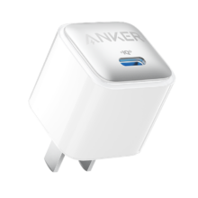 Plus会员、店铺新人：ANKER 安克 苹果充电器 迷你体积 20WPD快充 安心充白