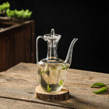 限移动端、京东百亿补贴：一朵棠 玻璃泡茶壶仿宋手执壶耐热玻璃贵妃壶电陶炉可用 550ml 仿宋贵妃执壶-550ml