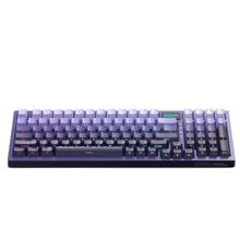 RAESHA 瑞翼鲨思巴达联名 K980 有线机械键盘 慕云紫 金轴
