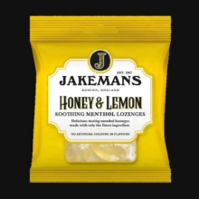 JAKEMANS 蜂蜜柠檬糖 英国进口 润喉糖清凉糖果73g