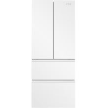 海尔（Haier）冰箱多门 一级能效风冷无霜电冰箱 法式冰雪白【黑金净化除菌+母婴三档变温】