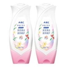 ABC女性护理液卫生洗护液小花朵温和不刺激私处蔓越莓200ML2瓶