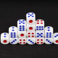 概率券：骰子色子 12*12mm 10颗