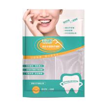 美洁匠 牙线棒家庭装大包装牙签线家用超细 120支