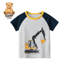 TEDDY ISLAND 泰迪爱兰 2024夏款童装新品儿童短袖T恤批男童宝宝服装男小童T恤薄款夏装
