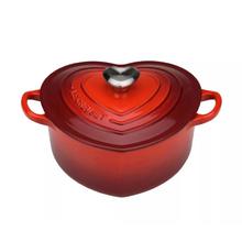 LE CREUSET 酷彩 进口轻奢珐琅锅法国原产铸铁汤锅焖蒸炖煮通用20厘米心形锅