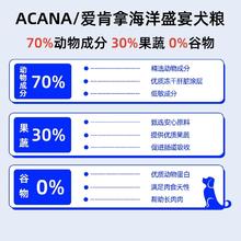 ACANA 爱肯拿 海洋盛宴狗粮鱼肉美毛成幼犬犬粮2kg临期24-11