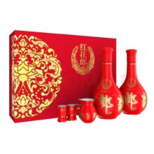 郎酒红花郎10 双支礼盒装 酱香型 白酒 53度 500ml*2瓶