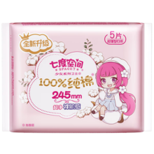 PLUR会员、概率劵：七度空间 日用卫生巾 245mm*5片*16件