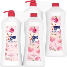 88VIP：OMO 奥妙 白桃樱花春日限定洗洁精1.1KG*4瓶