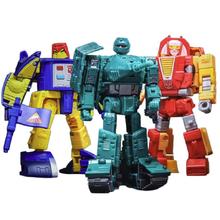 值选、PLUS会员：Hasbro 孩之宝 变形金刚世代精选《百变雄师》 F9650 探路神眼&碾压&小足人套装