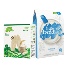 PLUS会员、百亿补贴：Little Freddie 小皮 米粉尝鲜装25g*4袋100g 赠小皮米饼2袋+米粉夹+米粉勺
