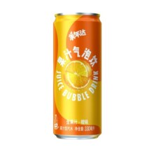 百事可乐 美年达 Mirinda橙味 果汁气泡饮 碳酸饮料 汽水 330ml*12罐 整箱