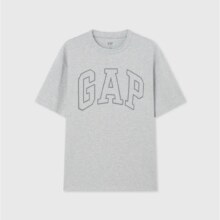 Gap 男装2024夏新款撞色logo圆领短袖T恤