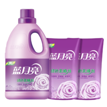 PLUS会员，京东百亿补贴：蓝月亮  衣物柔顺剂(薰衣草)3kg瓶+ (薰衣草)500g袋*2