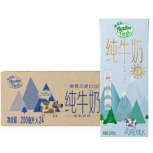 新西兰进口，Meadow Fresh 纽麦福 脱脂高钙纯牛奶 200ml*24盒 *2件