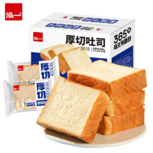 京东百亿补贴、plus：泓一 厚切吐司面包 约16包 1000g