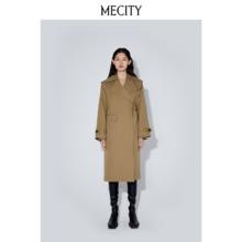 百亿补贴：MECITY 女士长款百搭风衣外套