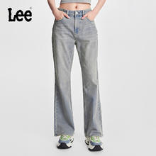 88VIP会员：Lee24早秋新品427标准高腰喇叭五袋款浅蓝色女牛仔裤LWB100427101