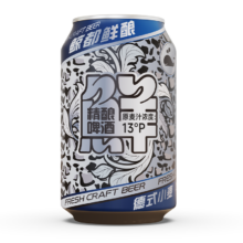 88VIP：鲸都鲜酿 原浆德式小麦高麦芽浓度啤酒 330毫升*24罐