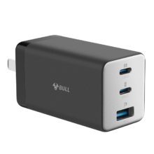 PLUS会员、百亿补贴：公牛（BULL）氮化镓充电器67W 多口快充usb转换器 卵石灰